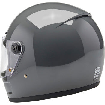 flat grey motorcycle helmet Gringo SV