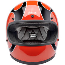 Biltwell Gringo Helmet - Flames - Competition Orange