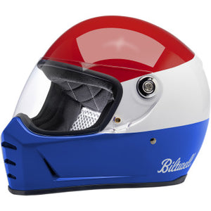 Lane Splitter Helmet — Podium Red/White/Blue