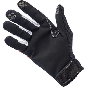 Anza Gloves - Orange & Black